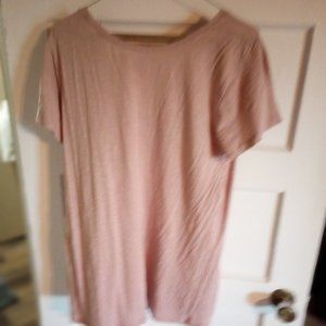 Long Soft Pink tunic shirt